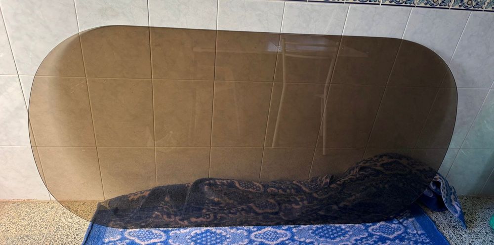 Mesa de Vidro Temperado de Sala