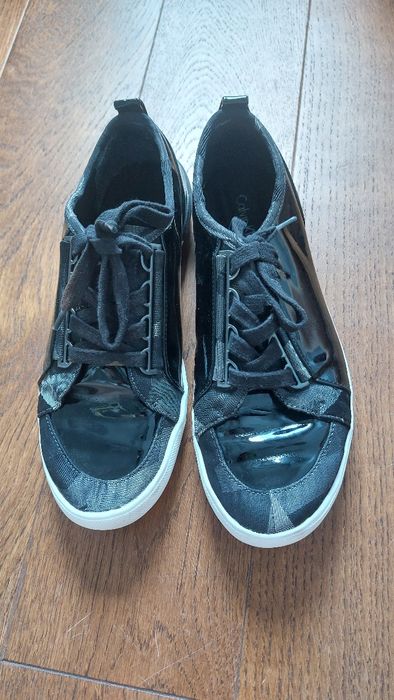 Buty sneakersy lakierowane Calvin Klein