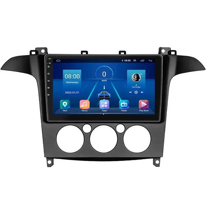 Штатна магнітола для Ford Focus III 2 Fiesta Kuga C-MAX Mondeo Ranger Tourneo Connect Escape EcoSport