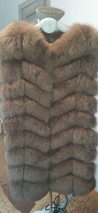 Хутряний жилет (песець)