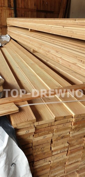 !Deski tarasowe - MODRZEW SYBERYJSKI - 27 x 140 różne długości TANIO !