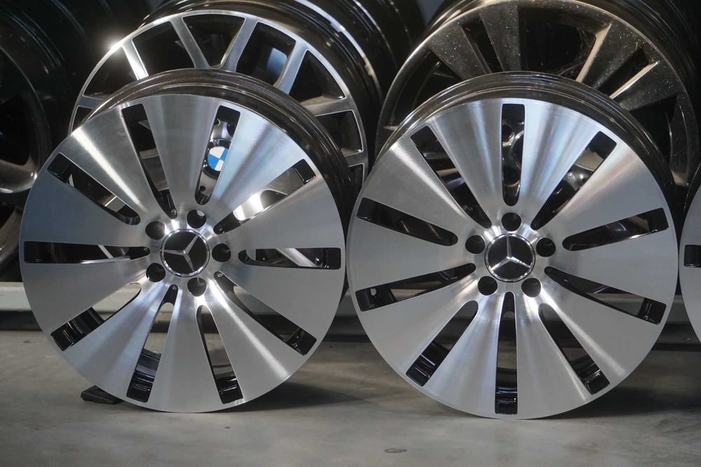 Alufelgi oryginał Mercedes GLC 5x112 8Jx18 et38 cb66,6mm czarne wneki, cnc