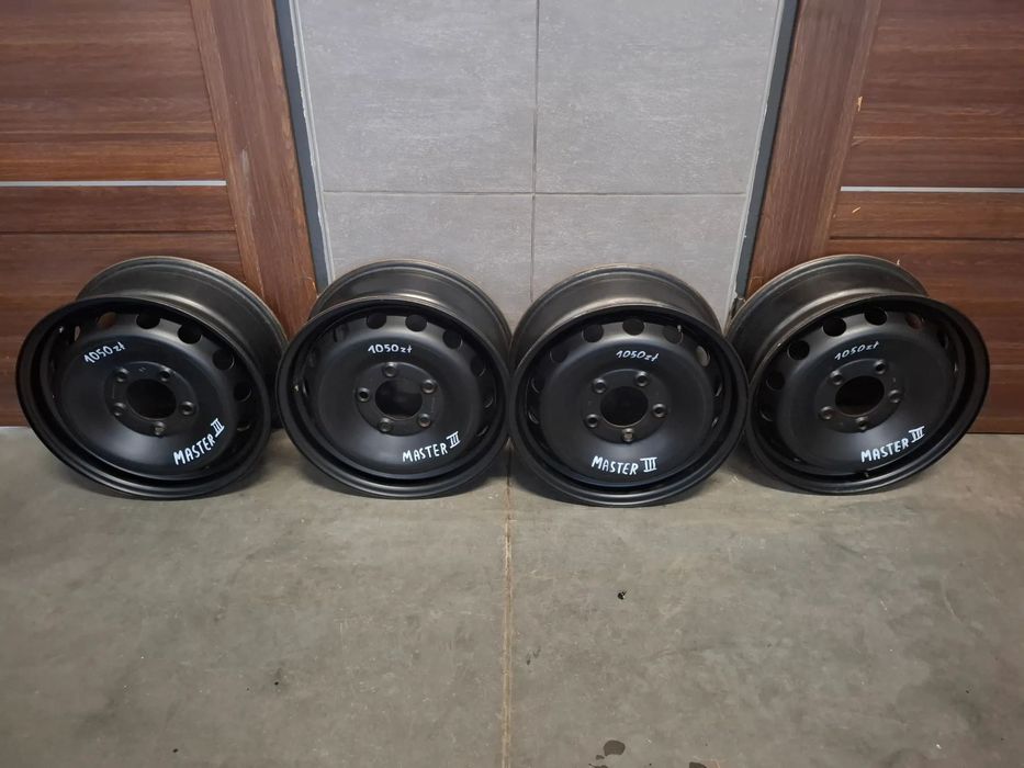 Felgi stalowe 4x Renault Master III komplet 2018 rok