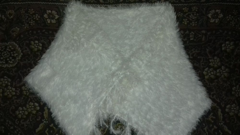 накидка болеро для невесты (шарф білий)