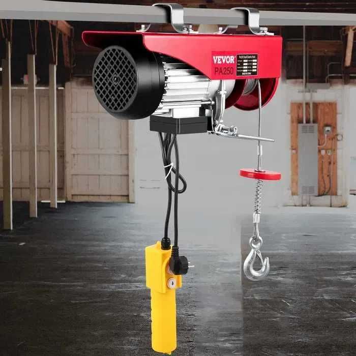 Електрична лебідка тельфер VEVOR 300/600 (1150Вт) электро лебедка PL