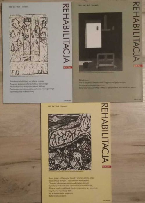 Rehabilitacja medyczna Kwartalnik 2003 rok, 3 numery