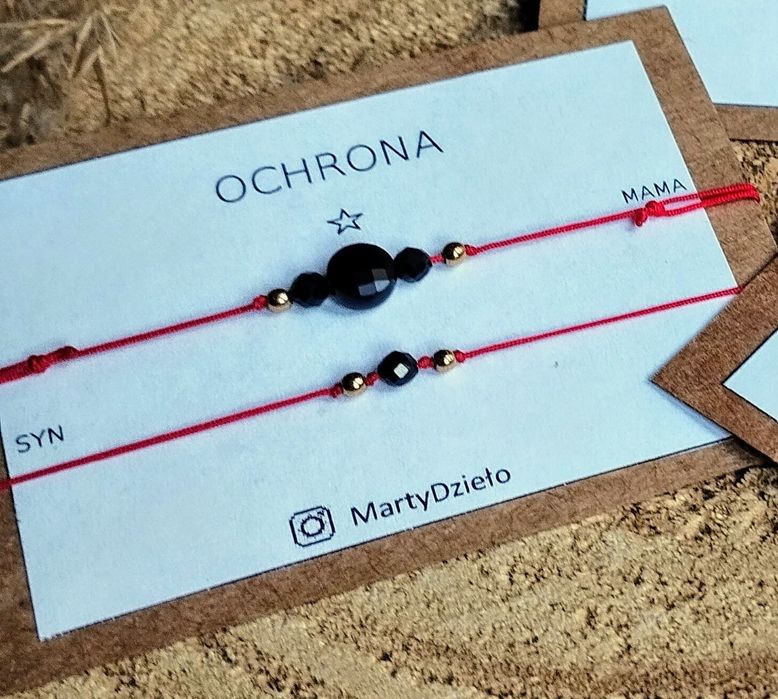 Bransoletka mama i córka/ syn