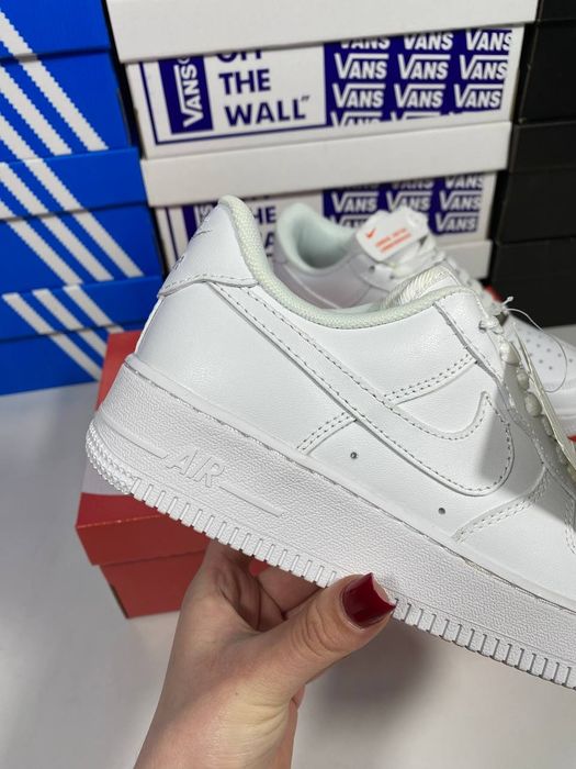 Nike Air force white / женские белые кроссовки / белые кроссовки найк
