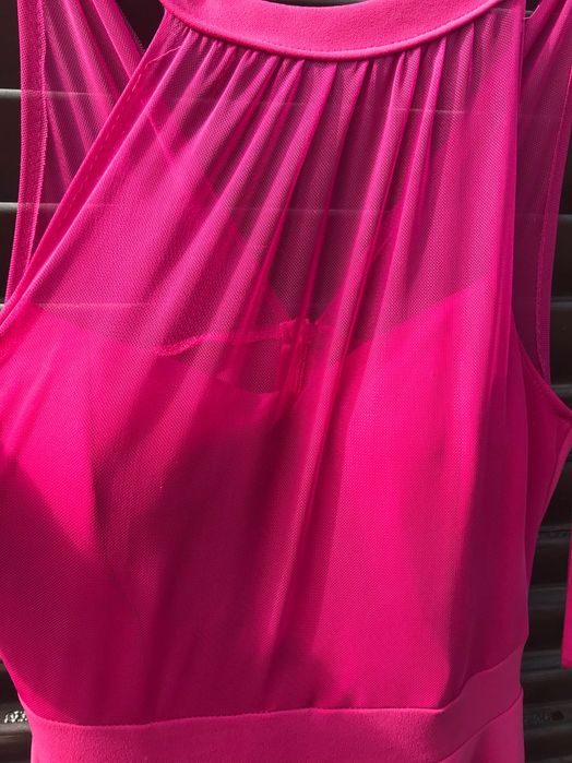 Vestido rosa “rodado”