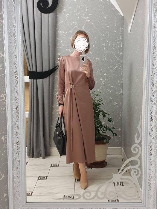 Платье атлас сатин шёлк сукня в білизняному стилі