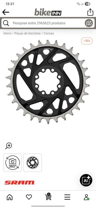 Prato Sram Xx Eagle 32t