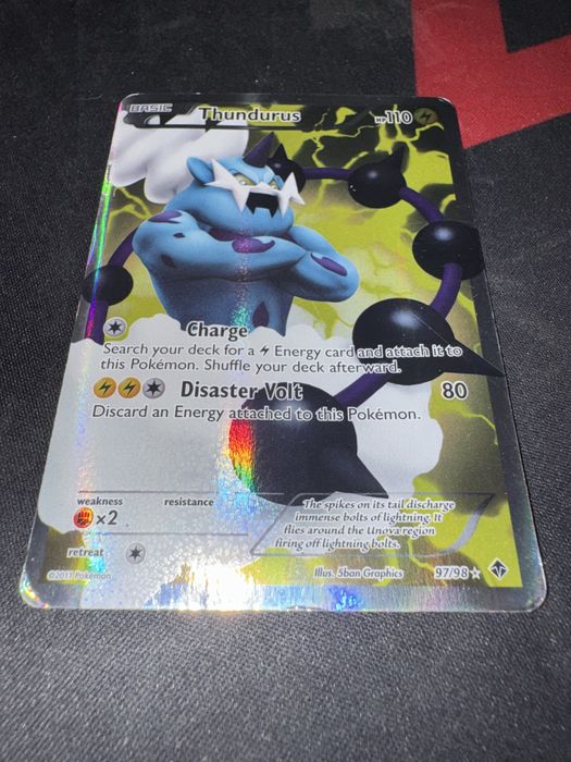Karta Pokemon Thundurus 97/98 Full Art