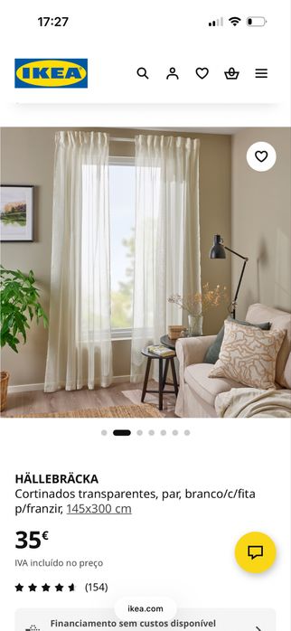 Cortinas ondas ikea
