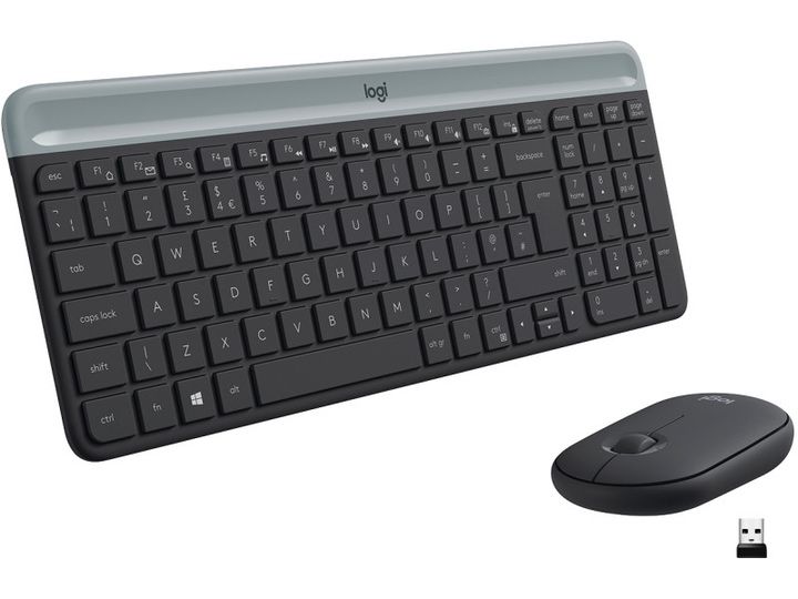 Бездротова клавіатура та мишка Logitech Wireless Slim Combo MK470