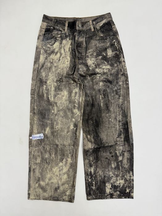 джинсы Acne Studios Jeans Black white
