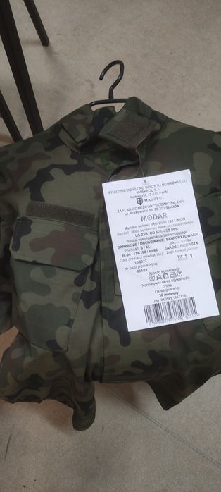 Mundur wojskowy letni bluza + spodnie S/XL Najnowszy wzór 124.