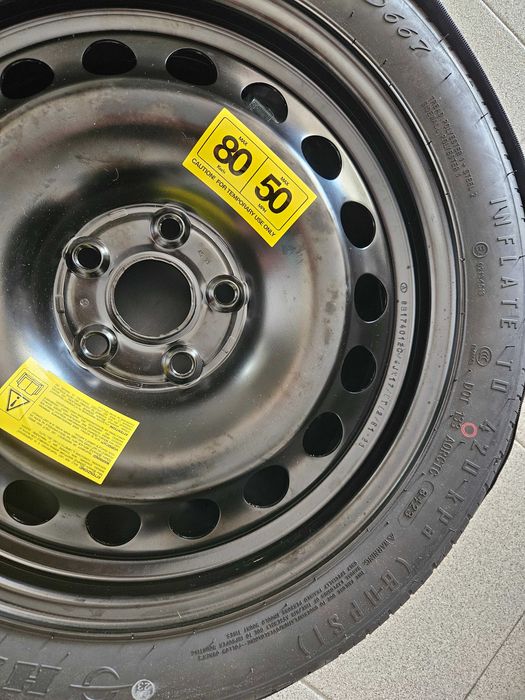 Roda de emergência nova