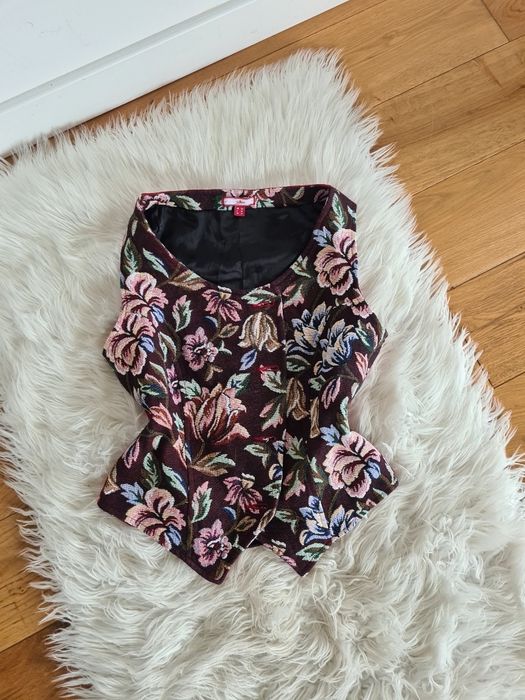 JoeBrowns s 36 m 38 przepiękna nowa żakardowa kamizelka gorset bluzka