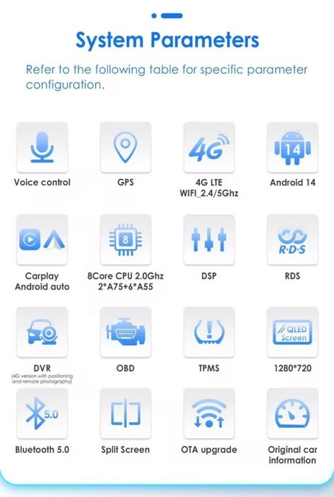 Radio samochodowe z androidem HIZPO S8