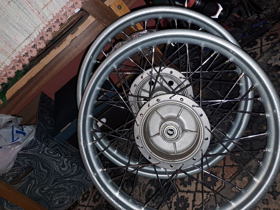 renowacja kół motocykl Zaplatanie centrowanie aquablast polerowanie