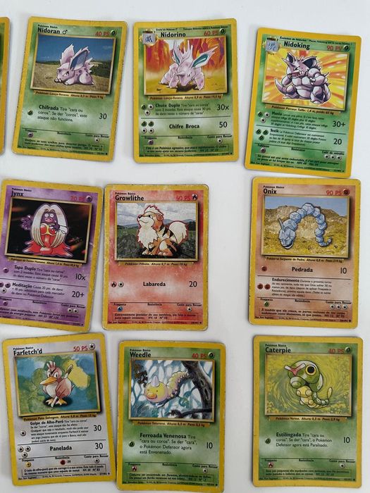 Cartas originais Pokémon