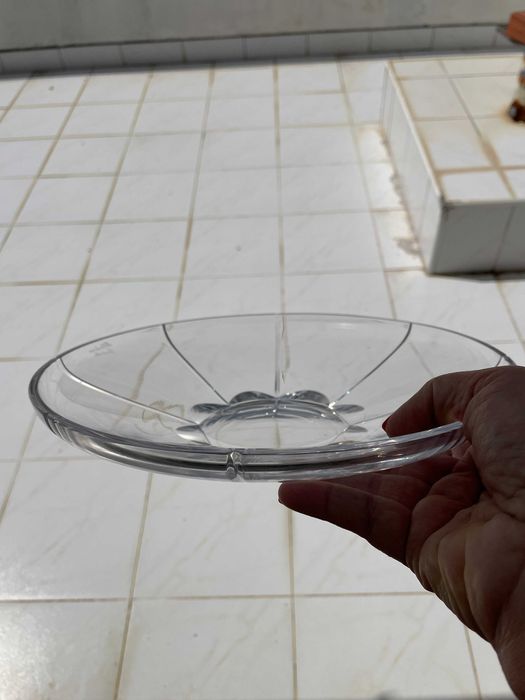 Centro de Mesa Atlantis – Design Gerald Gulotta (1988) – Cristal Assinado