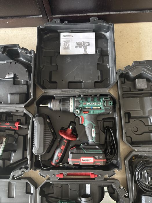 Conjunto 4 maquinas Parkside