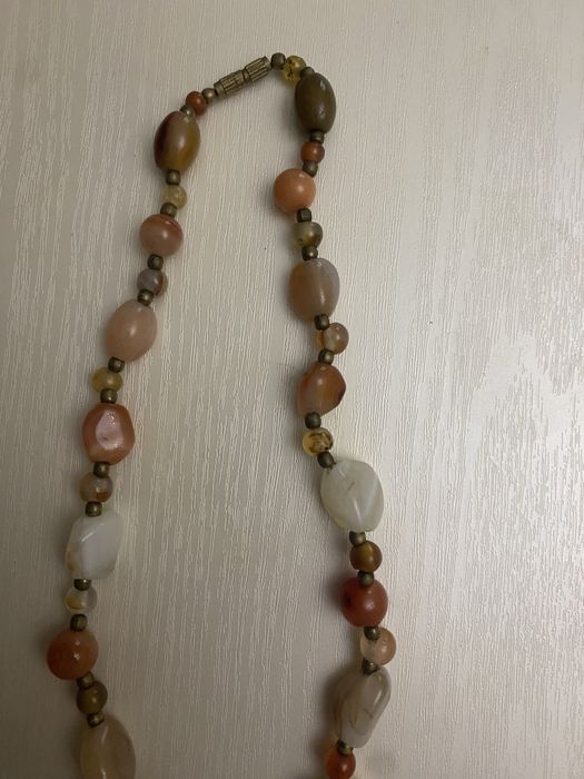 Агатове намисто, 80 см.