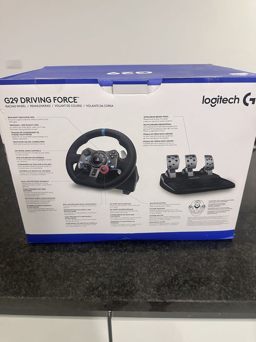 Logitech G29 - Volante&Pedais, apenas 1 vez utilizado