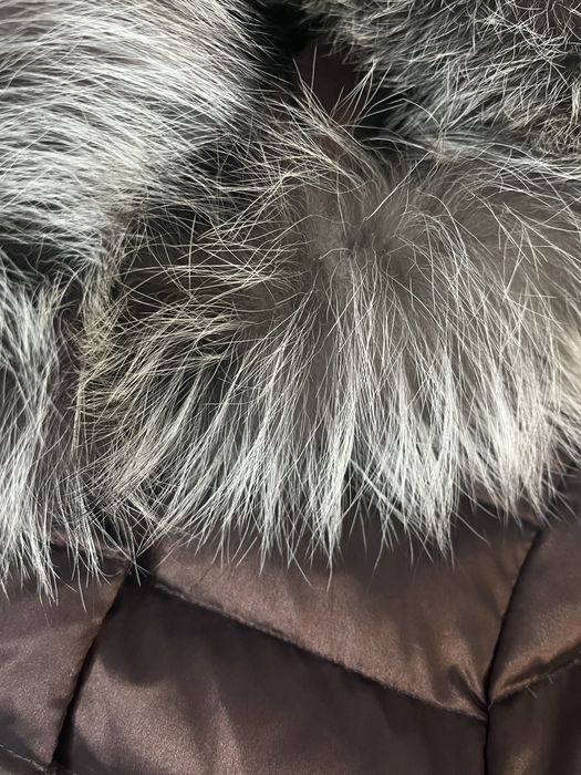 Kurtka z puchem i lisem  34 ochnik