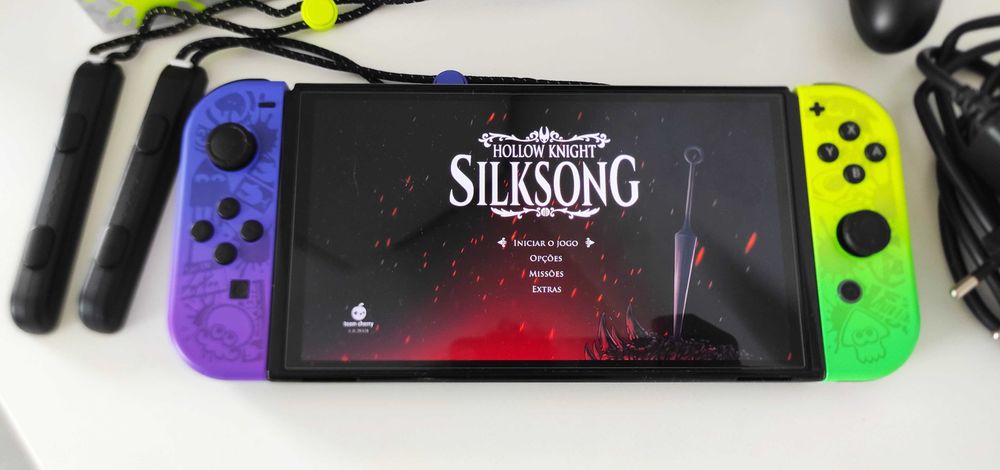 Nintendo Switch OLED - Splatoon 3 -Edição Especial - Desbloqueada CFW + Cartão 256GB