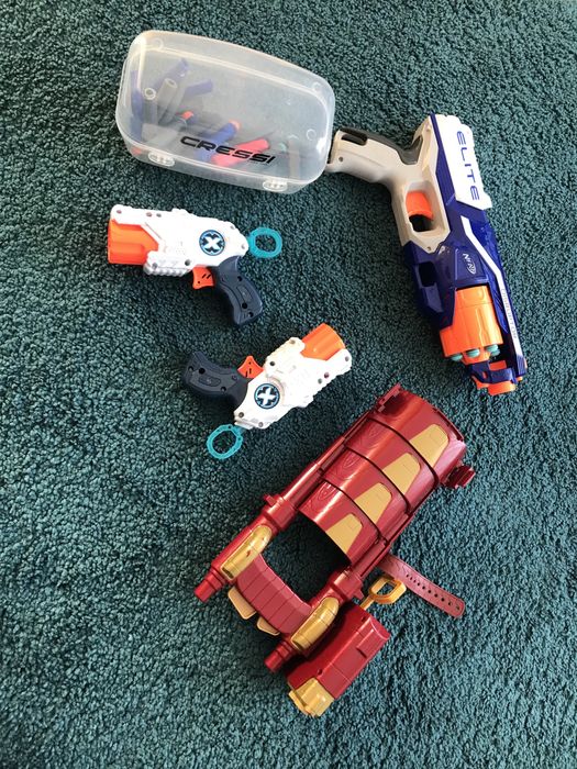 Nerf lançador pistolas balas esponja