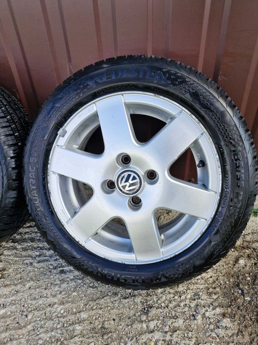 koła opony felgi alufelgi 14 cali VW 4x100 Polo opony 185/55/14 komplet