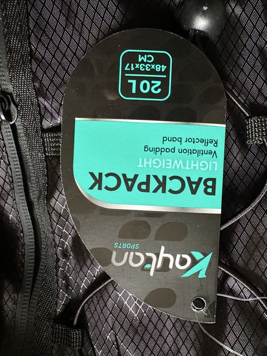Czarny plecak 20l