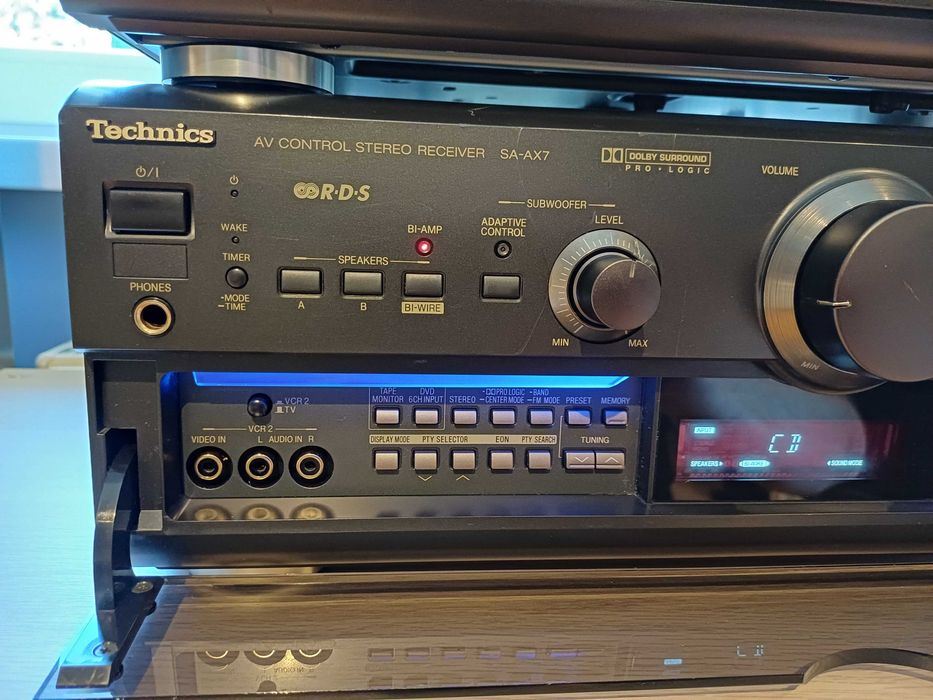 Amplituner Technics SA-AX7 + oryginalny pilot