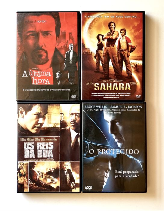 Conjunto 4 DVDs.