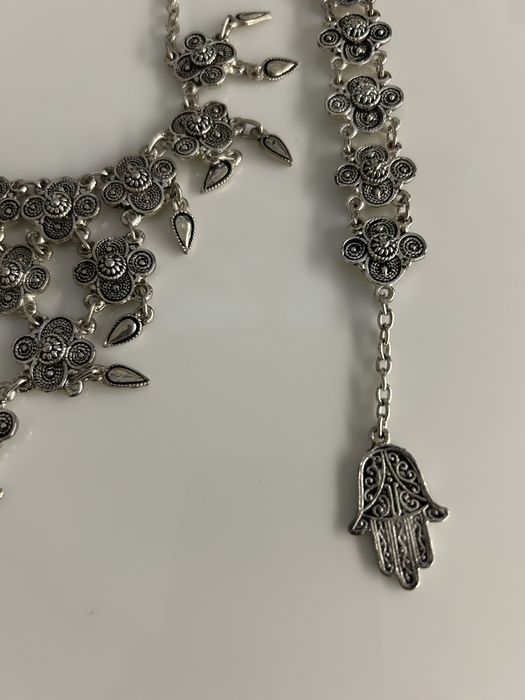 Conjunto colar e pulseira