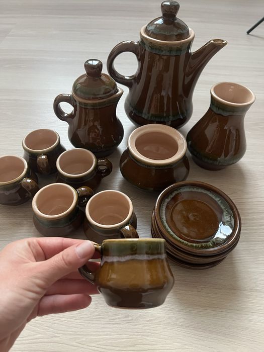 Serwis do kawy herbaty PRL VINTAGE