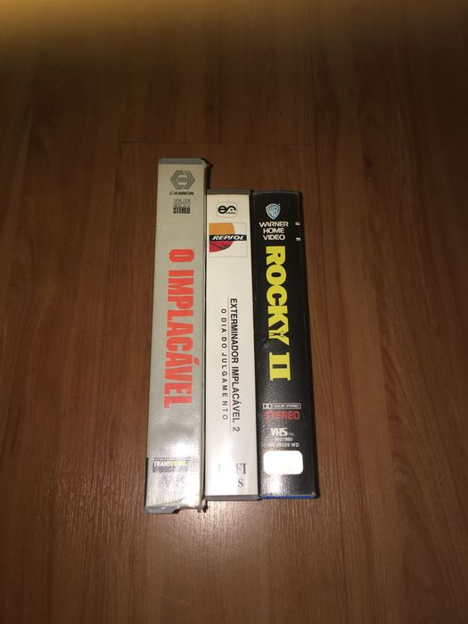 Filmes VHS anos 90 originais Van Damme, estallone, schwarzenegger