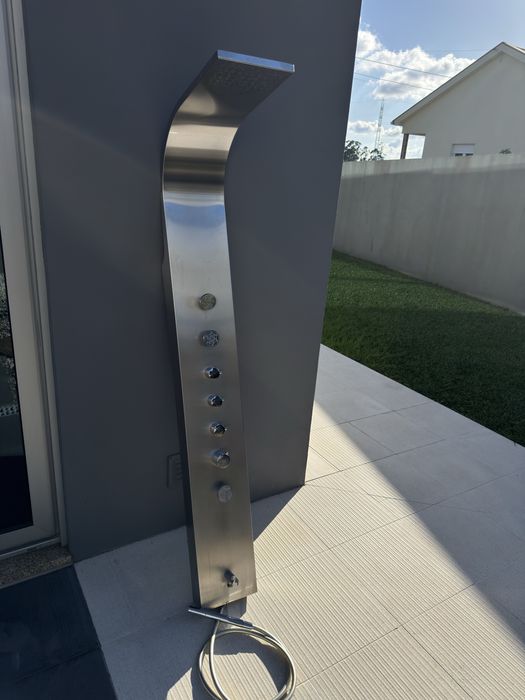 Coluna de chuveiro inox