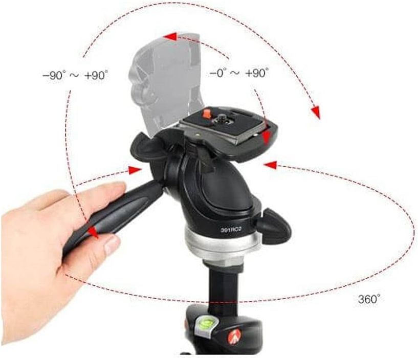Manfrotto 391RC2 - 3-D алюмінієва голова. СТАН ВІДМІННИЙ!