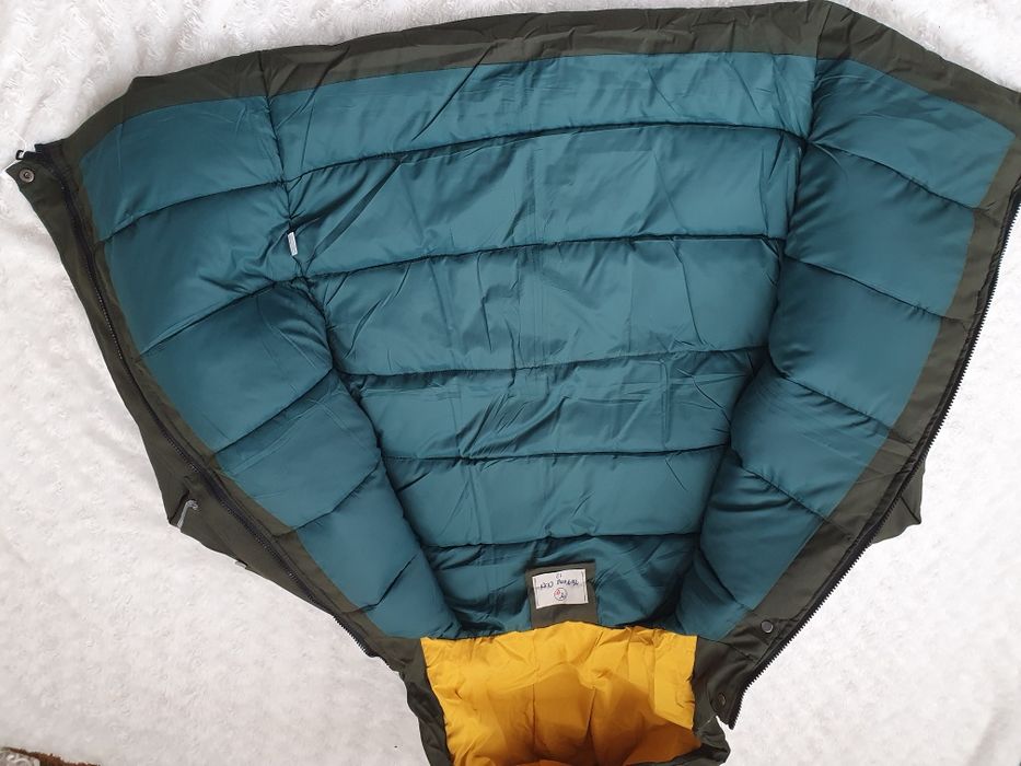 Нова тепла куртка пуфер для хлопця розмір 158-164 колір ХАКІ