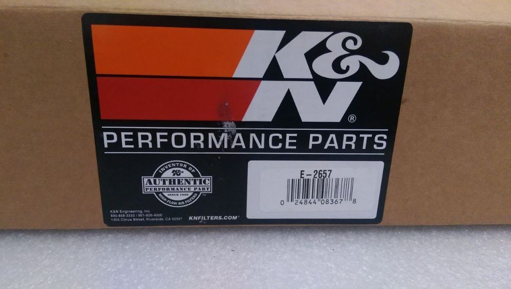 Filtro de Ar K&N E-2657 BMW X3, X5, X6, Serie 3, 5, 7 Land Rover 30D M