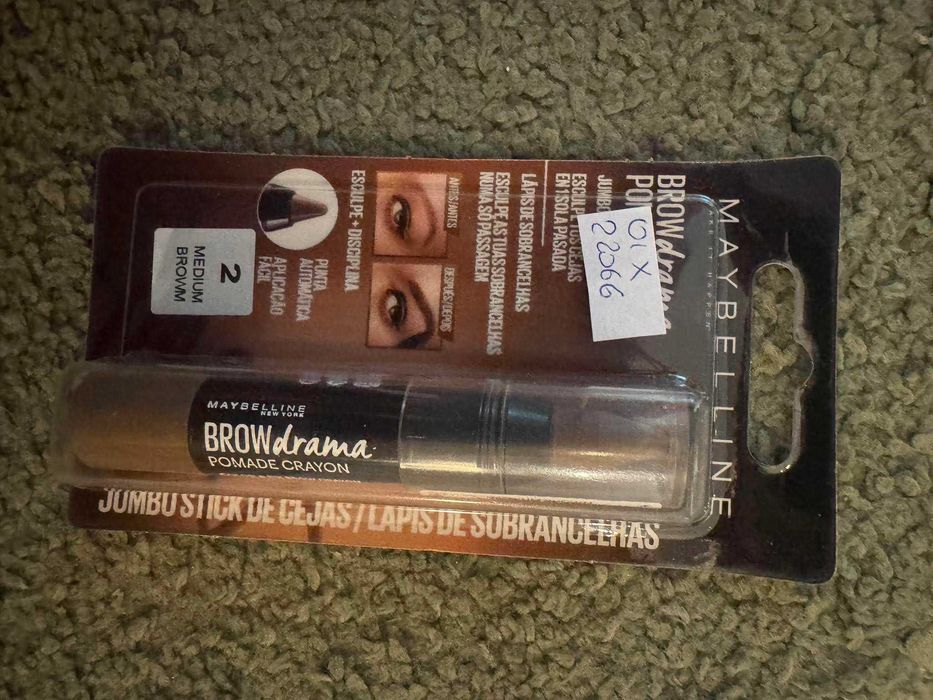 Pomada do brwi średni brąz Maybelline Brow Draw 22066