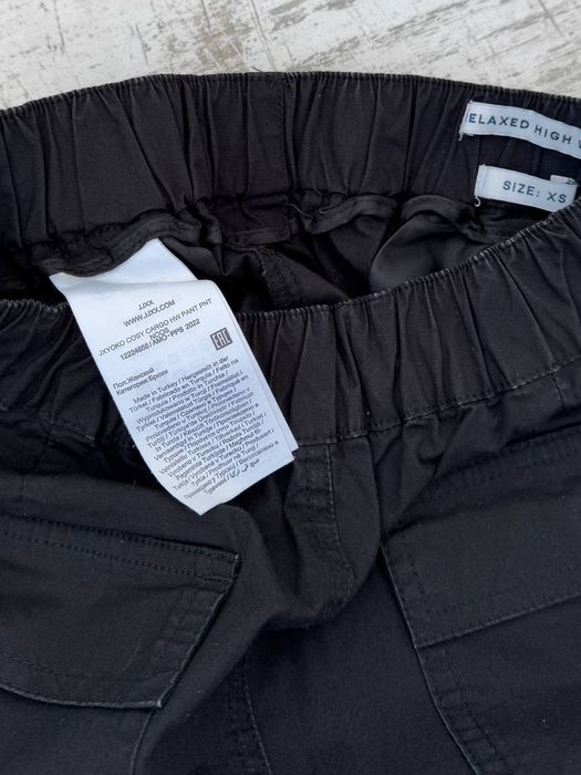 Брюки карго черные