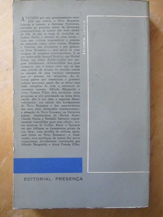 O novo romance, de Alfredo Margarido, Artur Portela Filho