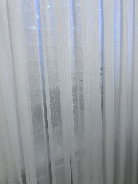 Тюль льон бамбук дощик