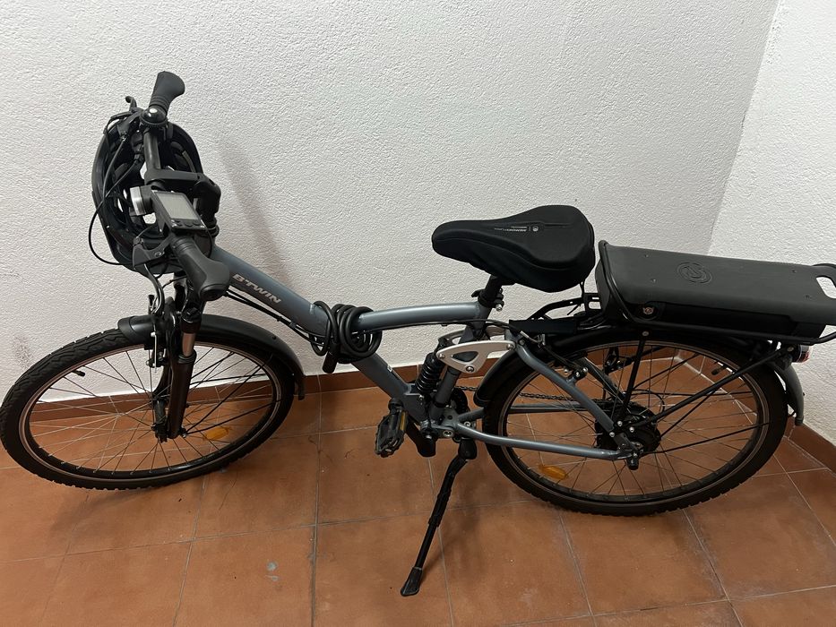 Bicicleta eletrica suspensão total