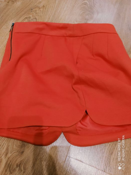 Krótka spódniczka Reserved długość mini rozm. 36/38 pomarańcz