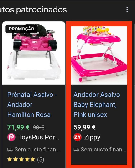 Andador Asalvo Baby Elephant